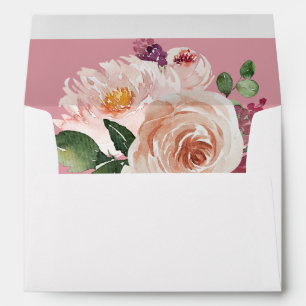 Champagne & Pink Floral 2 - Pink Envelope