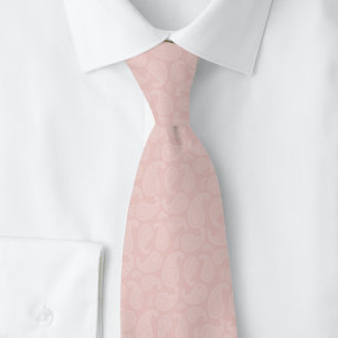 Champagne Pink Paisley Tie
