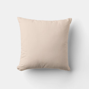 Champagne Pink Plain Solid Colour Cushion