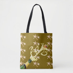 "Champagne Pop" Tote Bag