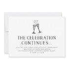 Champagne Pop | Wedding After Party Invitation