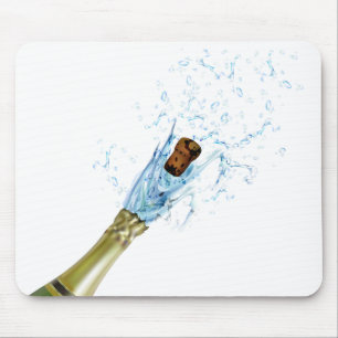 Champagne Popping Mouse Mat