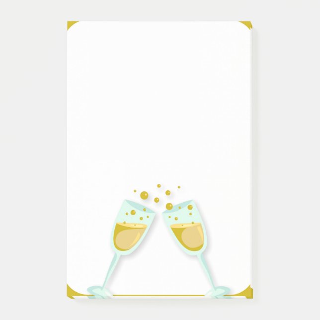 "Champagne" Post-it Notes (Front)