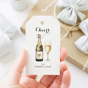 Champagne Prosecco Lover Cheers to You Gift Tags