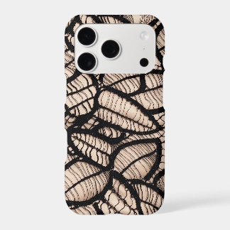 Champagne Pure Skeletal Leaf Lace