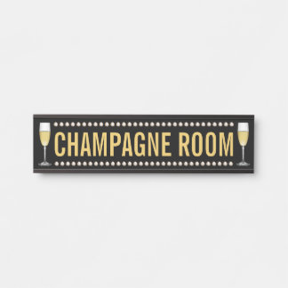 Champagne Room Door Sign