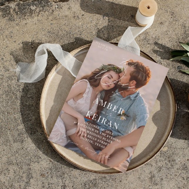 Champagne Shades - Photo Wedding V2 Invitation (Creator Uploaded)