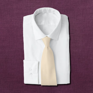 Champagne- solid color tie