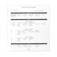 Champagne & Sparkling Wine Deductive Tasting Sheet