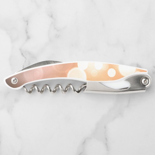Champagne Sunrise Sparkle Corkscrew (Back)