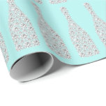 Champagne Swarovski Crystals Diamond Bottles Aqua Wrapping Paper<br><div class="desc">Glam and Chic Wrapping Paper
for many occasions like birthday,  anniversary,  wedding,  bridal party,  new job,  new home,  corporate party,  retirements party,  new baby... </div>