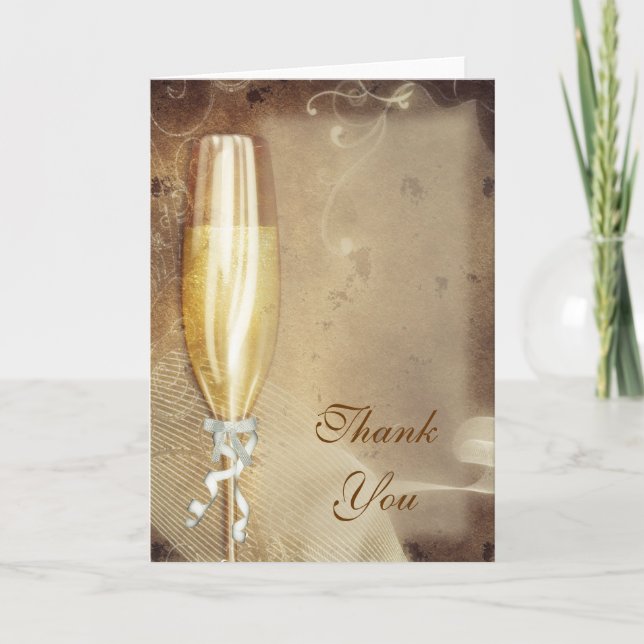 Champagne Thank You (Front)