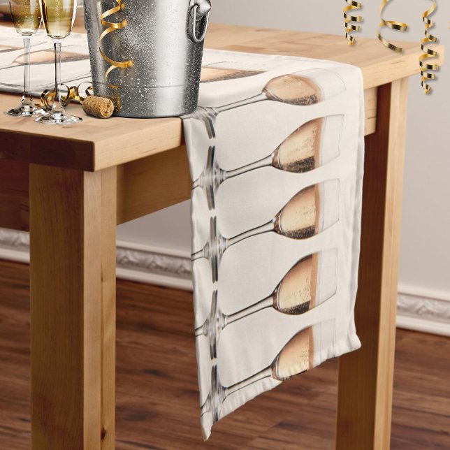 Champagne Themed Party Decor  Short Table Runner (Creator Uploaded)