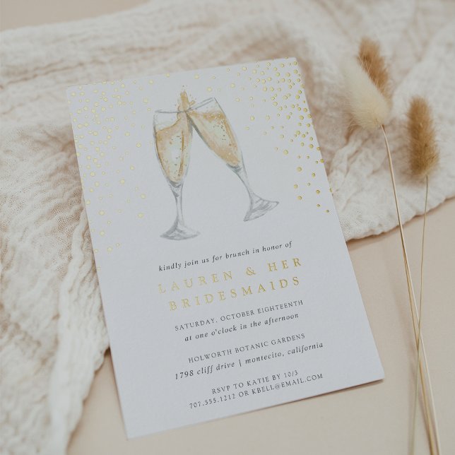 Champagne Toast | Bridesmaids Brunch Gold (Creator Uploaded)