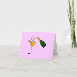Champagne Toast Card