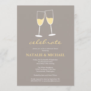 Champagne Toast Invitation