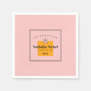 Champagne Toast Napkin