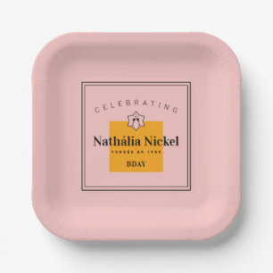 Champagne Toast Paper Plate