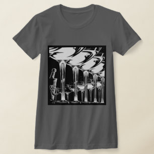 Champagne Tower Art Deco Graphic T-Shirt