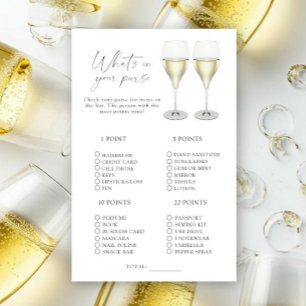 Champagne - What's in your purse game