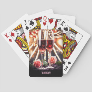 Champagne Wine Cheers  Playing Cards