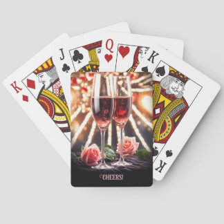 Champagne Wine Cheers  Playing Cards