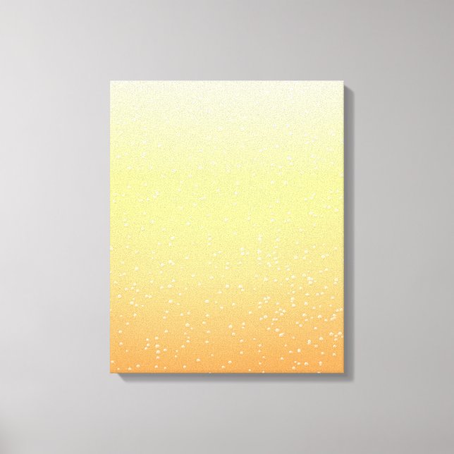 Champagne with Tiny Bubbles Background Art Canvas Print (Front)