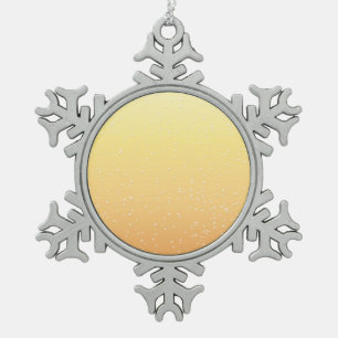 Champagne with Tiny Bubbles Background Art Snowflake Pewter Christmas Ornament
