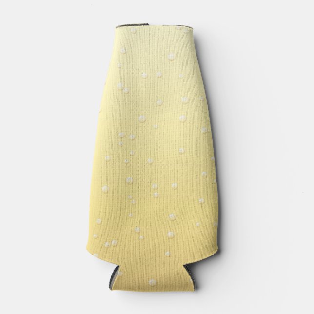 Champagne with Tiny Bubbles Bottle Cooler (Front)