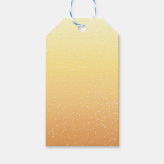 Champagne with Tiny Bubbles Gift Tags (Front)