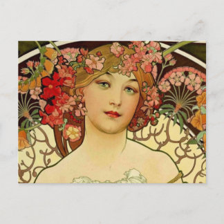 Champagne Woman 1897 - F. Champenois Imprimeur Postcard