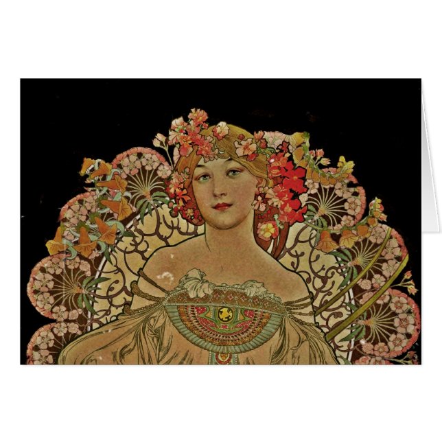 Champagne Woman on Black (Front Horizontal)