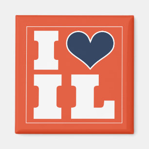 Champaign Urbana (IL) Football Watch Party Fridge Magnet