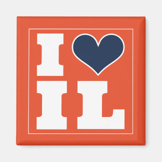 Champaign Urbana (IL) Football Watch Party Fridge Magnet