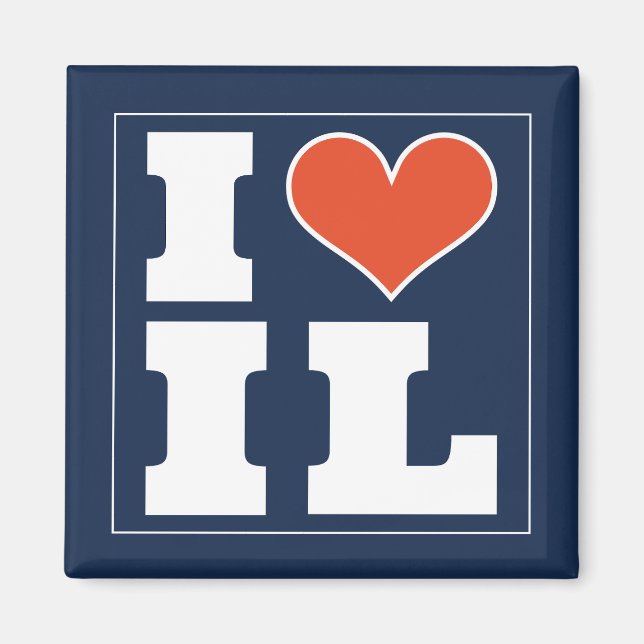 Champaign Urbana  (IL) Football Watch Party Fridge Magnet (Front)