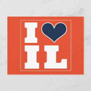 Champaign Urbana (IL) Tailgate Invitation Postcard