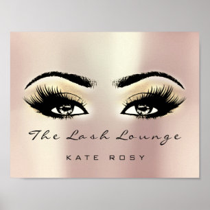 Champaigne Name Makeup Artist Beauty Studio Lashes Poster