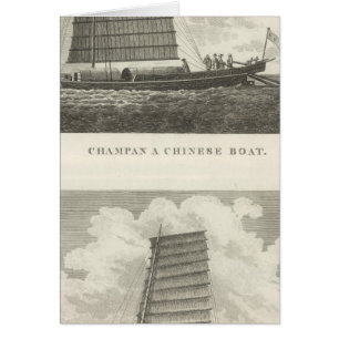 Champan, a Chinese Boat Boat of Formosa