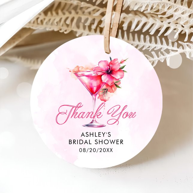 Champange Bridal Shower Favour Tags (Creator Uploaded)
