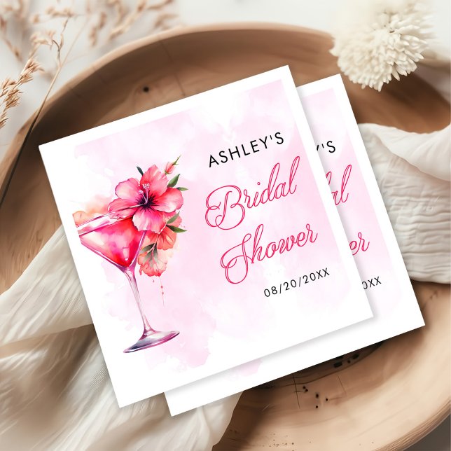 Champange Bridal Shower Napkin (Creator Uploaded)
