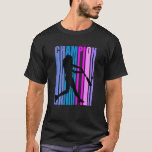 Champion Baseball Softball Player Team Coach Girls T-Shirt