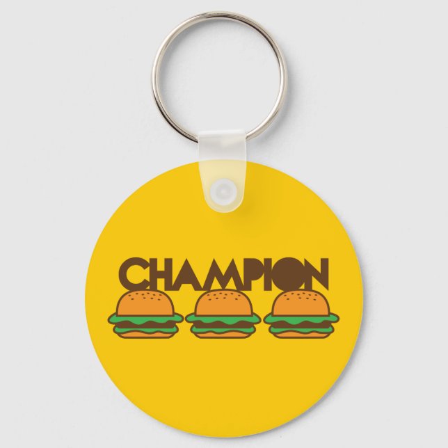 CHAMPION BURGERS yum! Key Ring (Front)