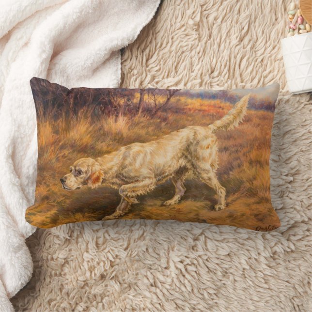 Champion Count Whitestone by Edmund Henry Osthaus  Lumbar Cushion (Blanket)