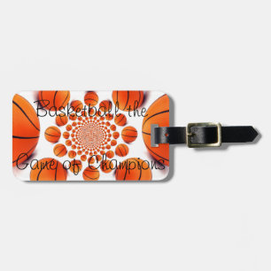 Champion Court Vision:  Basketball Game of Champs Luggage Tag