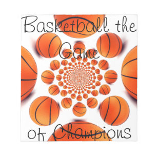 Champion Court Vision: Basketball Game of Champs Notepad