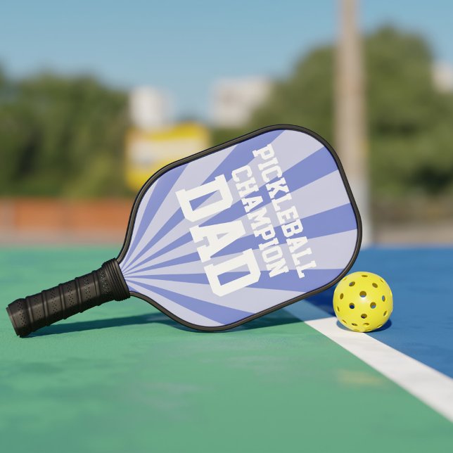 Champion Dad Blue Pickleball Paddle (Champion pickle baller? Here's your paddle!)