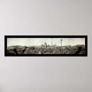 Champion Fibre Lumber Photo 1910 Poster