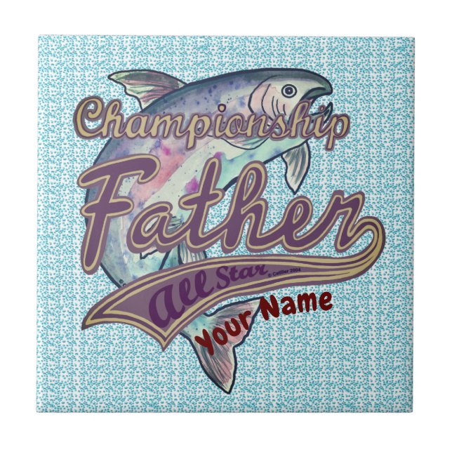 Champion Fishing Dad tile (Front)