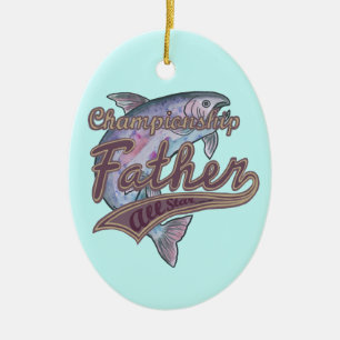 Champion Fishing Father  ornament 