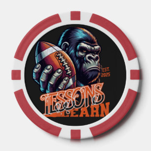 Champion Gorilla Lessons Learn Poker Chip